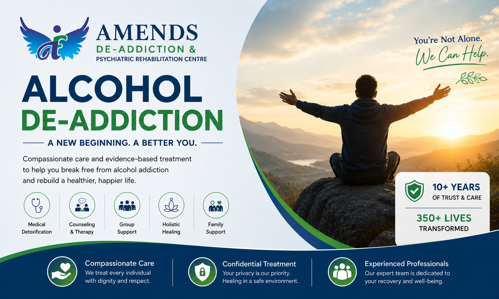 Alcohol de-addiction centre in Madurai – AMENDS Foundation